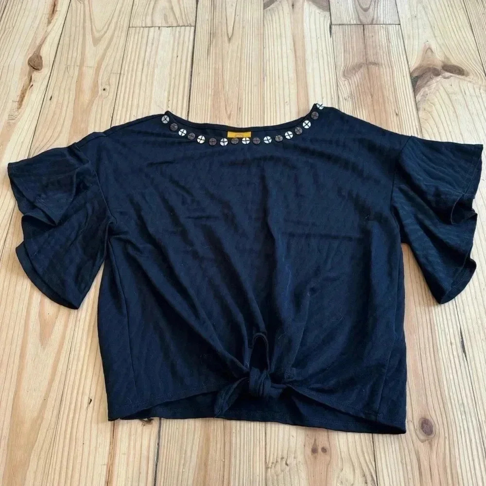 Ruby Rd Tie Crop Top